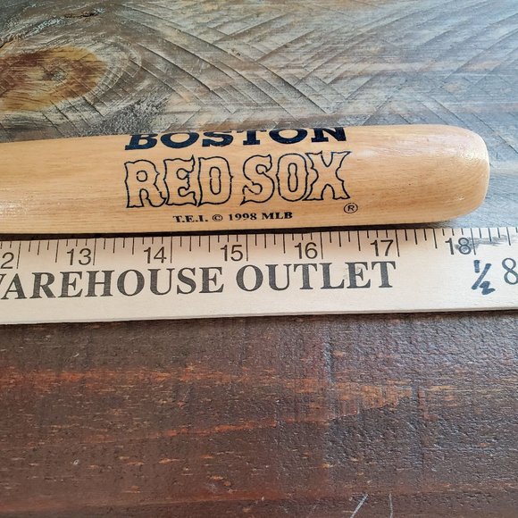 Vintage T.E.I. Boston Red Sox Wood 18" Mini Baseball Bat MLB - 1998 - Picture 2 of 7